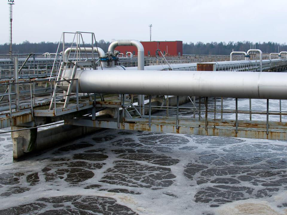 Smart turbine flowmeter for sewage treatment plant